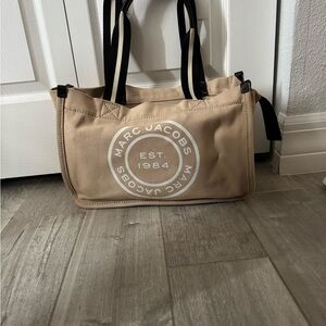 Marc Jacobs Beige Logo Tote